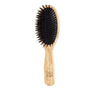 TEK BIG OVAL BRUSH WITH WILD BOAR BRISTLES AND NYLON